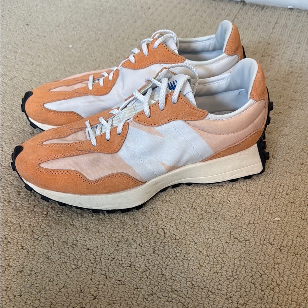 Orange and White Sneakers